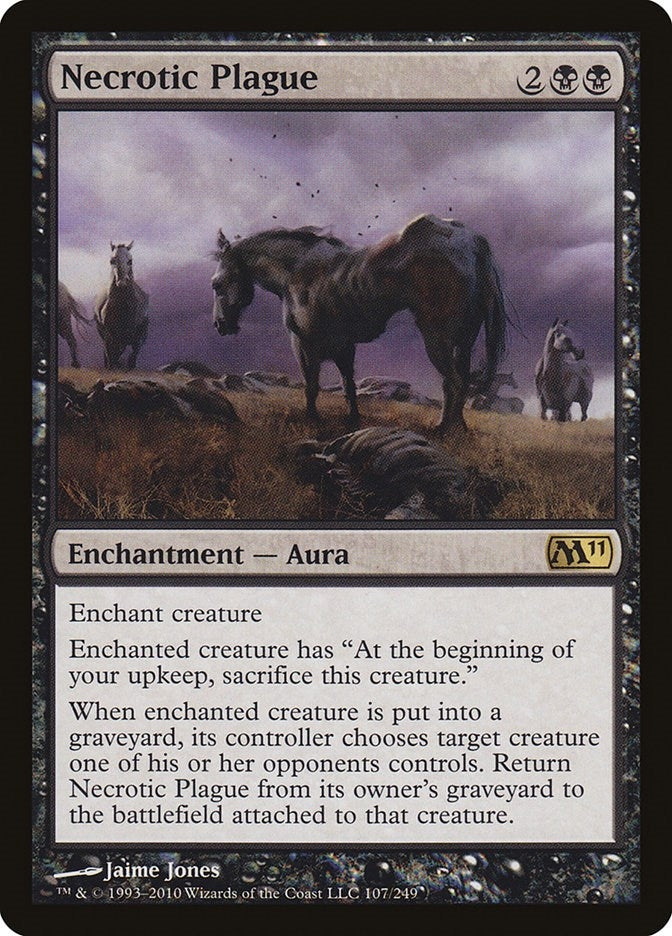 Necrotic Plague (107) (Magic 2011 (M11))