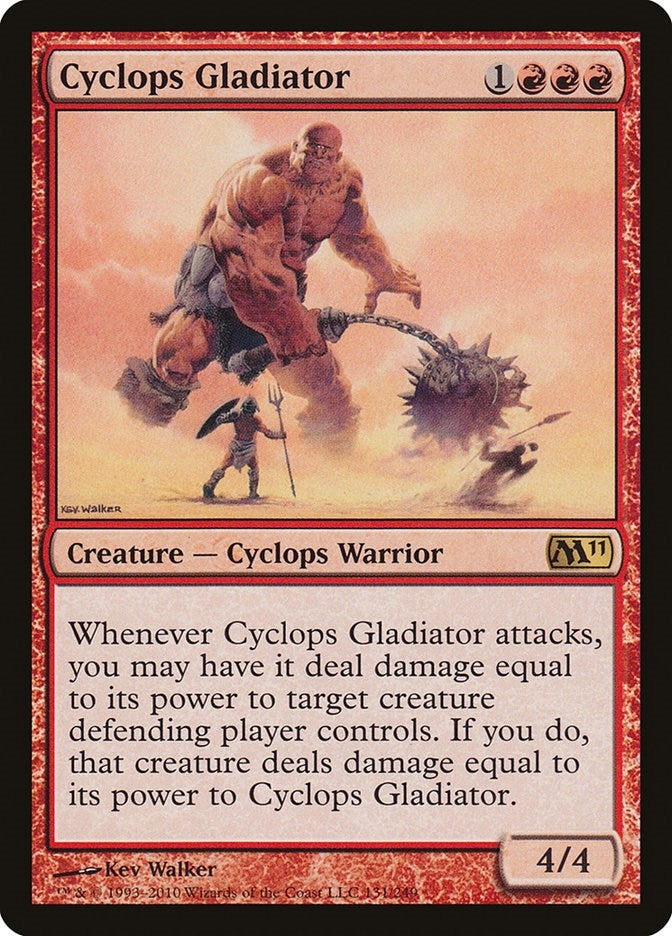 Cyclops Gladiator (131) (Magic 2011 (M11))