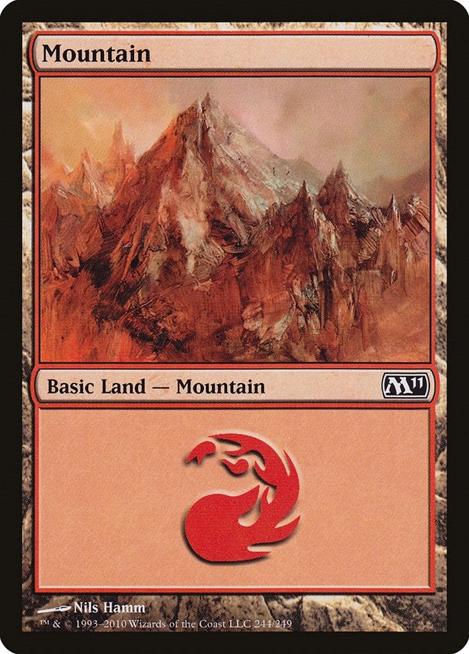 Mountain (244) (244) (Magic 2011 (M11))