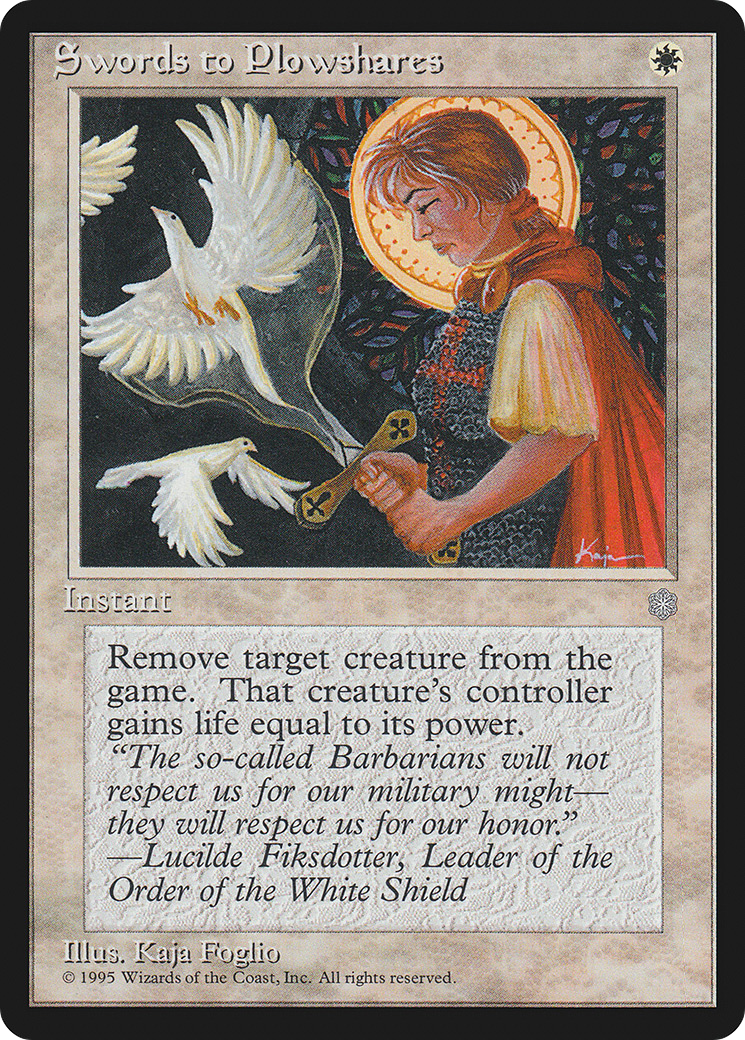 Swords to Plowshares (ICE)