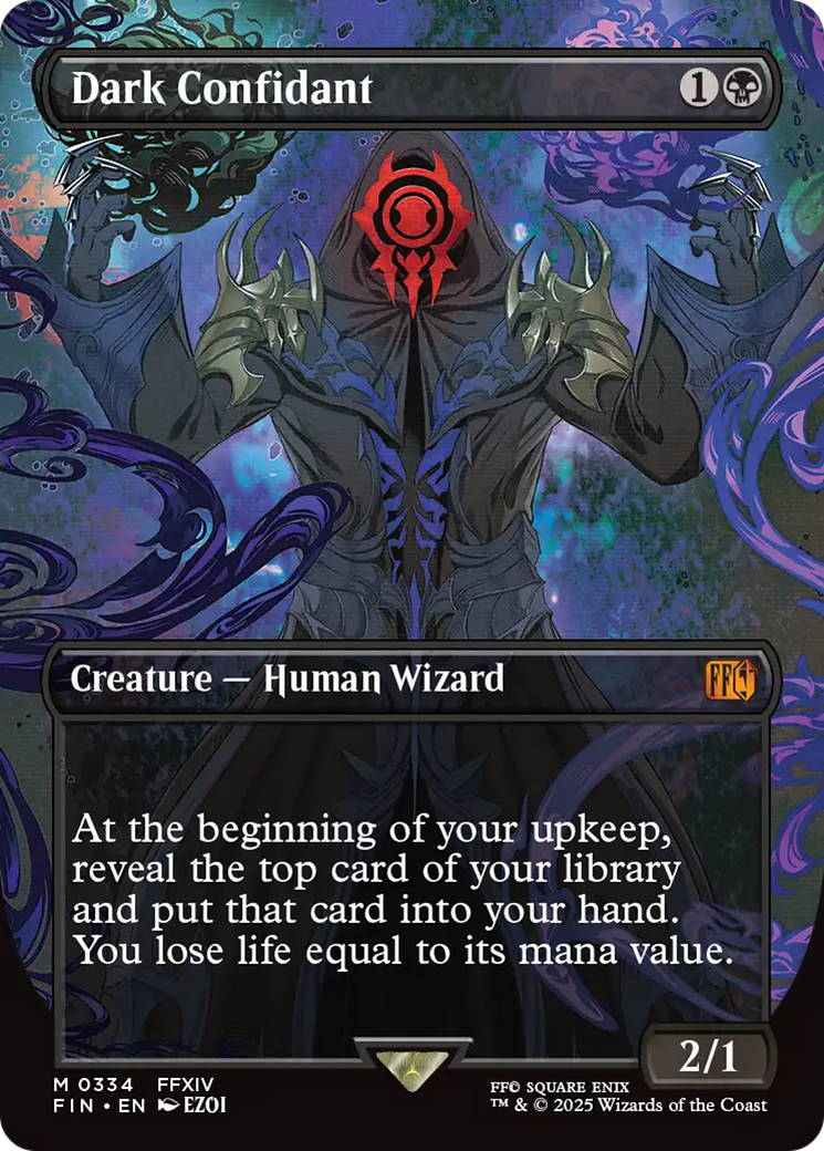 Dark Confidant (Borderless) (334) (FIN)