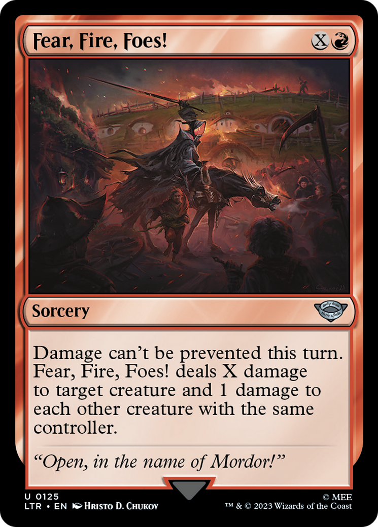 Fear, Fire, Foes! (125) (LTR)