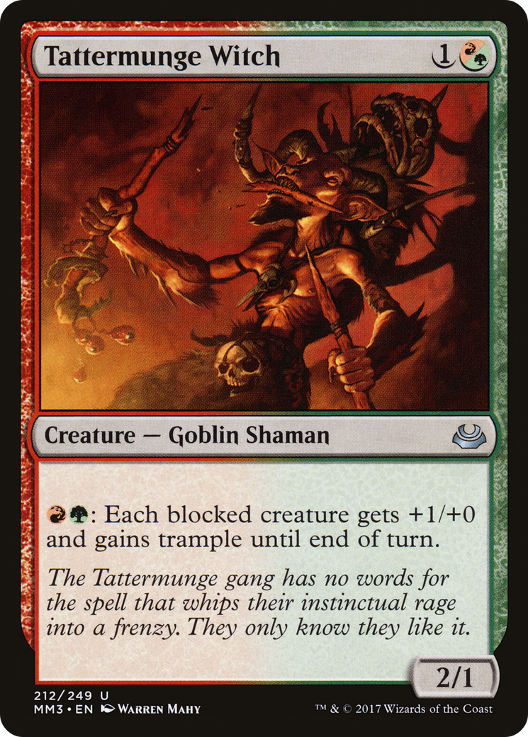 Tattermunge Witch (MM3-212) - Modern Masters 2017 Foil