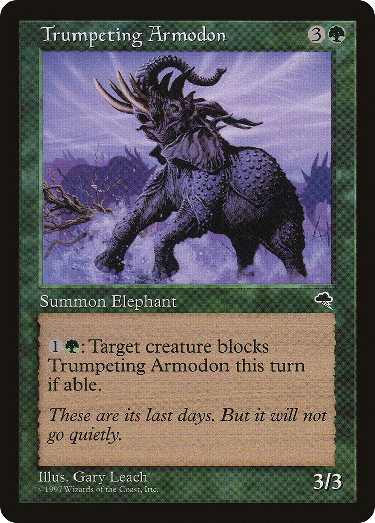 Trumpeting Armodon (262) (TMP)