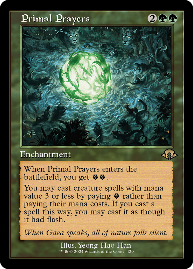Primal Prayers (Retro Frame) (429) (MH3)