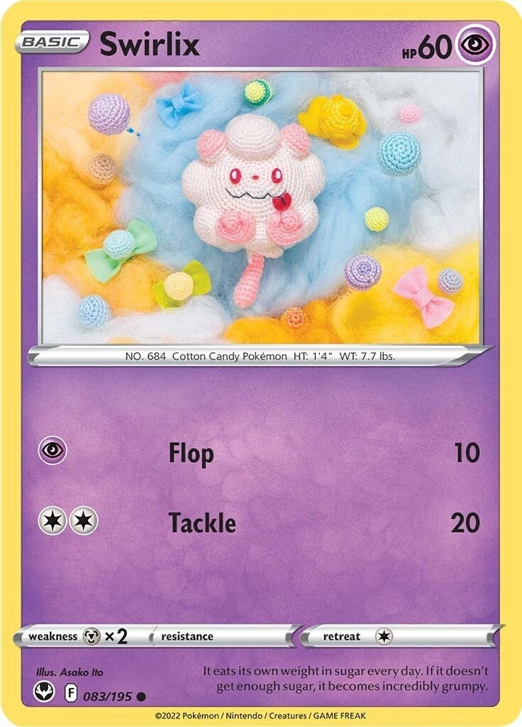 Image for Swirlix (083/195) (SWSH12: Silver Tempest) - Pokemon