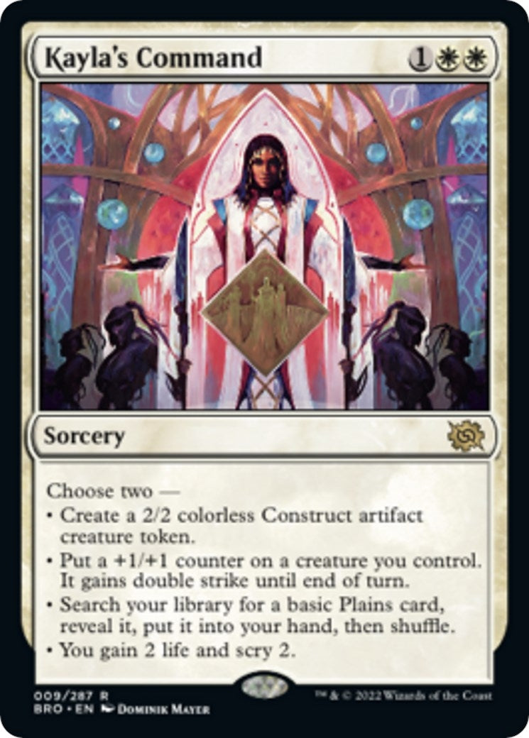 Image for Kayla's Command (9) (The Brothers' War) - Magic: The Gathering