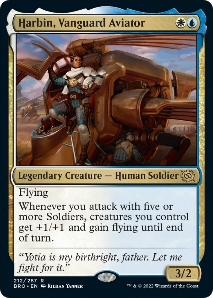 Harbin, Vanguard Aviator (212) (The Brothers' War)