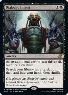 Diabolic Intent (89) (The Brothers' War)