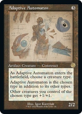 Adaptive Automaton (Schematic) (64) (The Brothers' War: Retro Frame Artifacts)