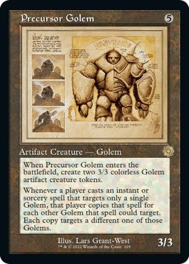 Image for Precursor Golem (Schematic) (105) (The Brothers' War: Retro Frame Artifacts) - Magic: The Gathering
