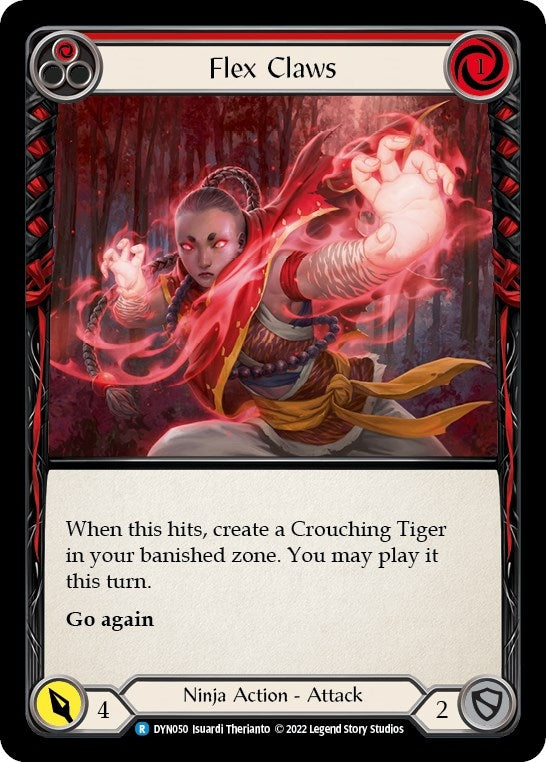 Image for Flex Claws (Red) (DYN050) (Dynasty) - Flesh and Blood TCG