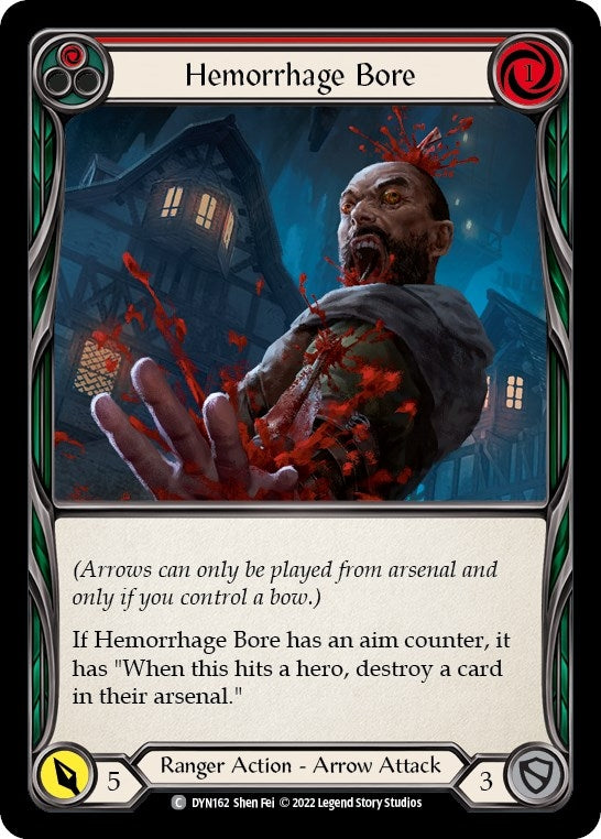 Image for Hemorrhage Bore (Red) (DYN162) (Dynasty) - Flesh and Blood TCG