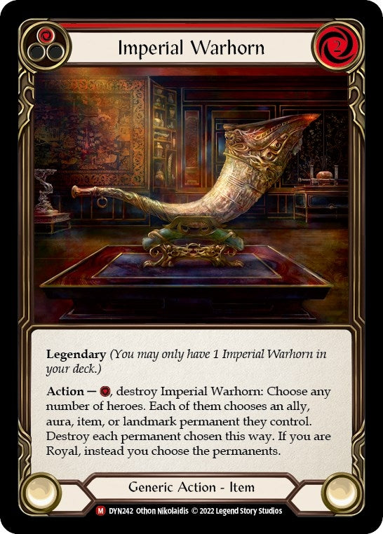 Image for Imperial Warhorn (DYN242) (Dynasty) - Flesh and Blood TCG