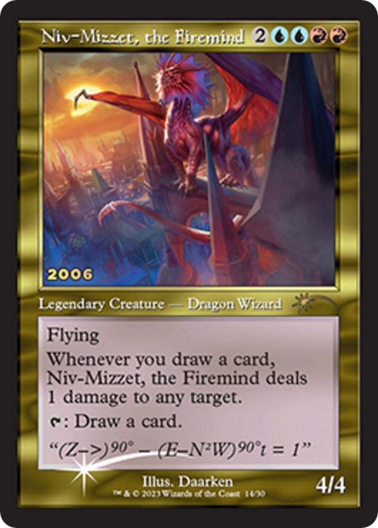 Niv-Mizzet, the Firemind (14) (30th Anniversary Promos) (30A-P)