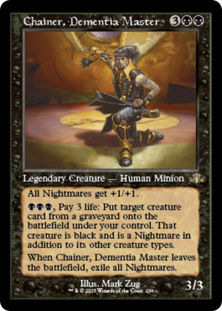 Chainer, Dementia Master (Retro Frame) (299) (Dominaria Remastered)