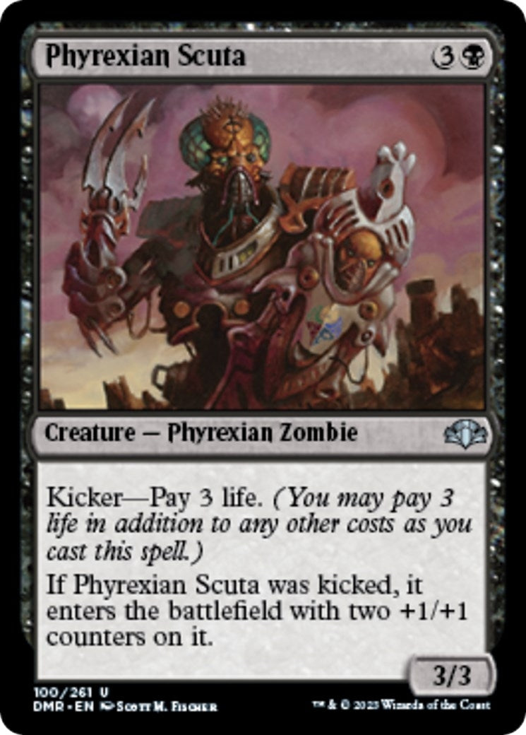 Phyrexian Scuta (100) (Dominaria Remastered)