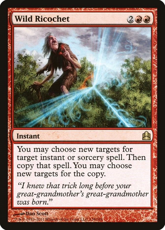 Image for Wild Ricochet (139) (Commander) - Magic: The Gathering