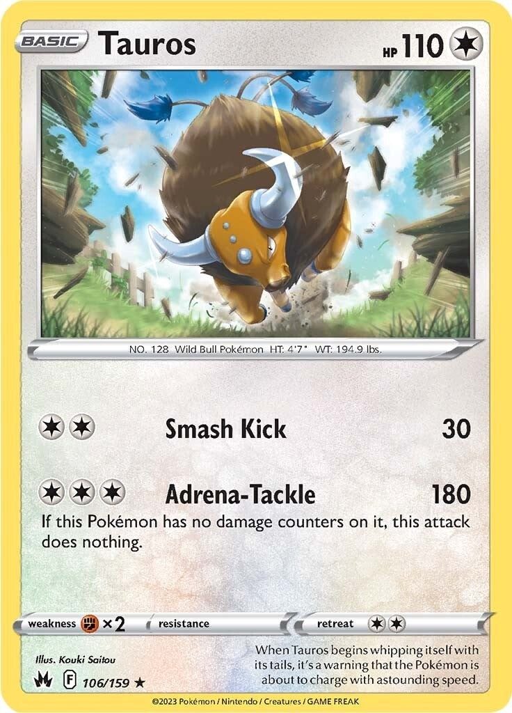Tauros (106/159) (Crown Zenith)