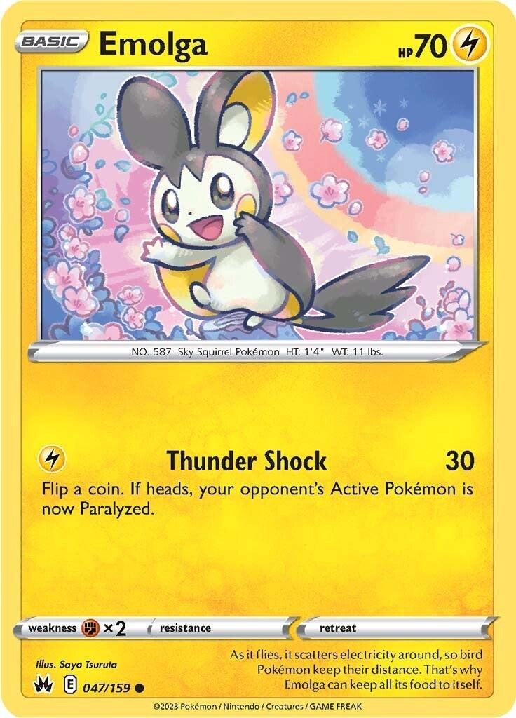 Emolga (047/159) (Crown Zenith)