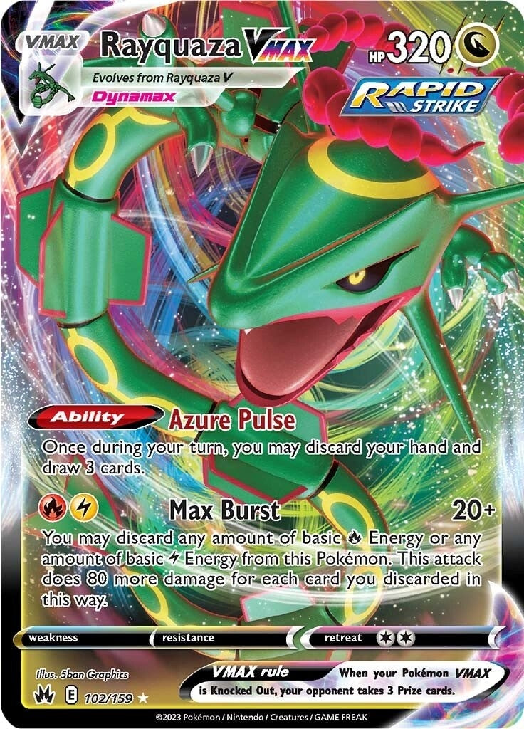 Rayquaza VMAX (102) (102/159) (Crown Zenith)