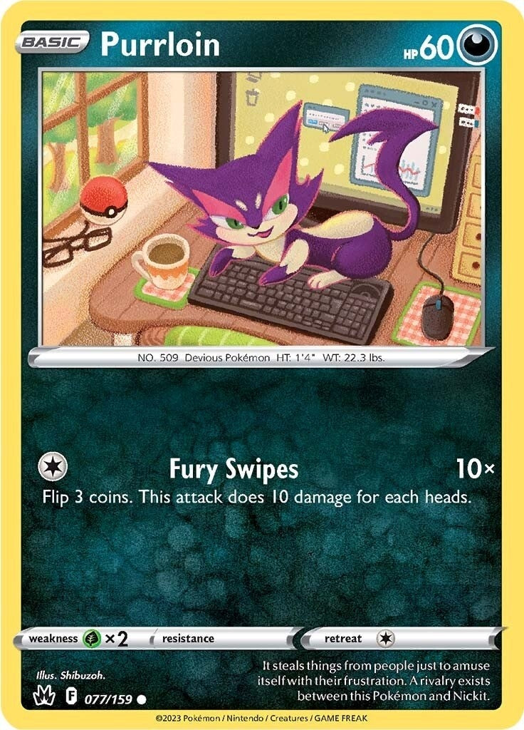 Purrloin (077/159) (Crown Zenith)