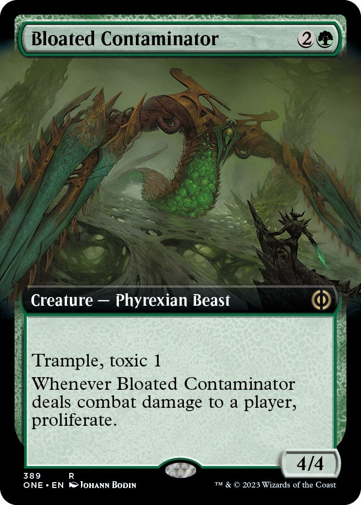 Bloated Contaminator (Extended Art) (389) (Phyrexia: All Will Be One)