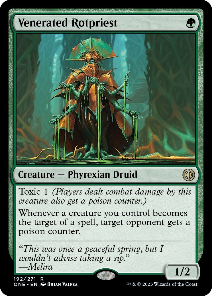 Image for Venerated Rotpriest (192) (Phyrexia: All Will Be One) - Magic: The Gathering