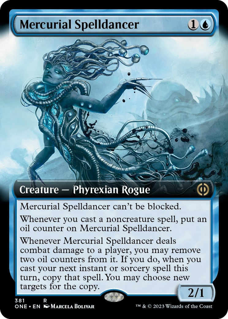 Mercurial Spelldancer (Extended Art) (381) (Phyrexia: All Will Be One)