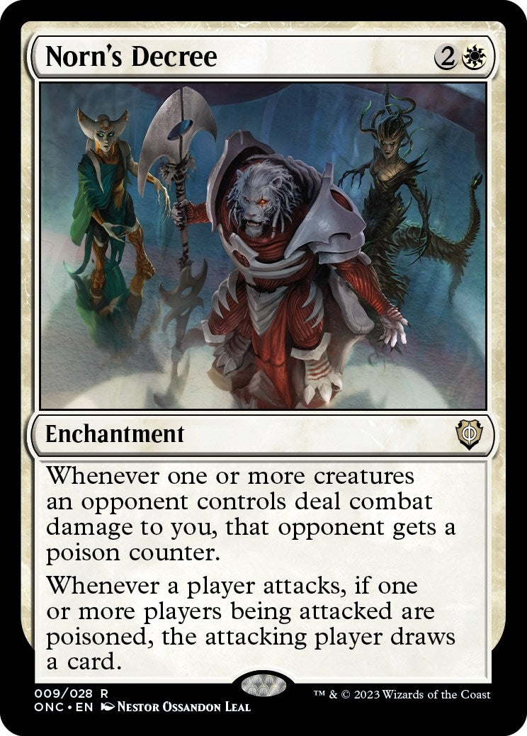 Image for Norn's Decree (9) (Phyrexia: All Will Be One) - Magic: The Gathering