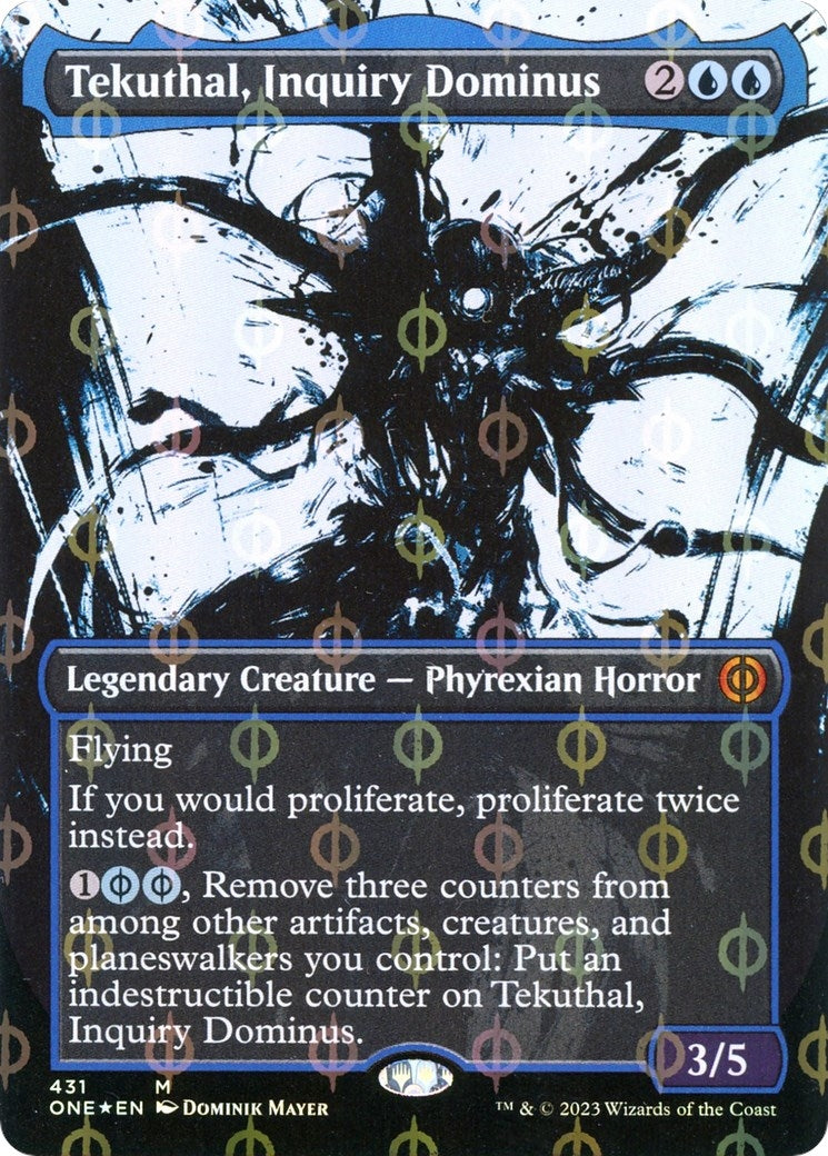 Tekuthal, Inquiry Dominus (Showcase) (Step-and-Compleat Foil) (431) (Phyrexia: All Will Be One)