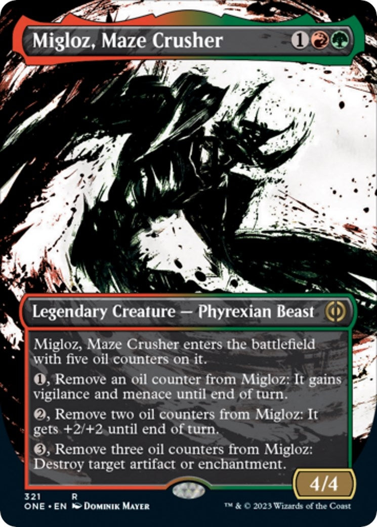 Image for Migloz, Maze Crusher (Showcase) (321) (Phyrexia: All Will Be One) - Magic: The Gathering