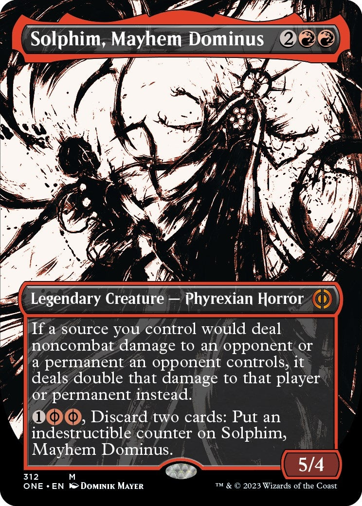 Solphim, Mayhem Dominus (Showcase) (312) (Phyrexia: All Will Be One)