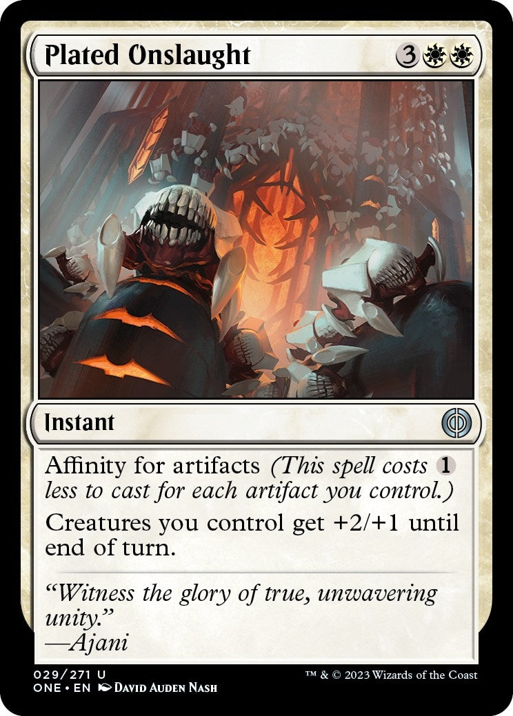 Image for Plated Onslaught (29) (Phyrexia: All Will Be One) - Magic: The Gathering