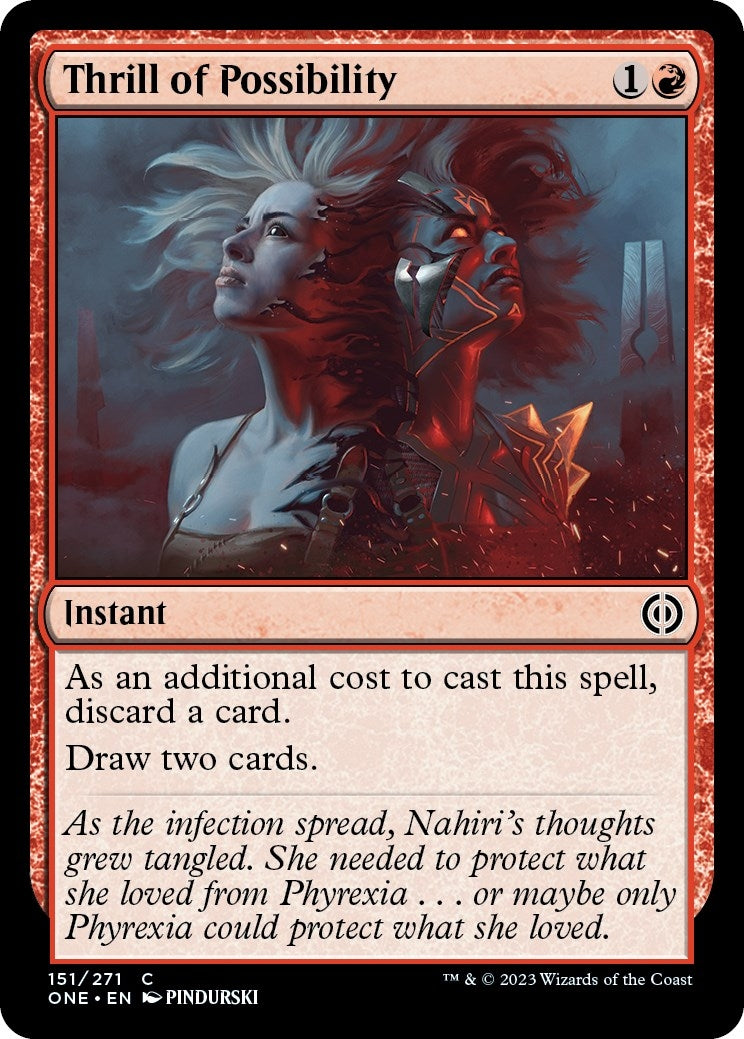 Image for Thrill of Possibility (151) (Phyrexia: All Will Be One) - Magic: The Gathering