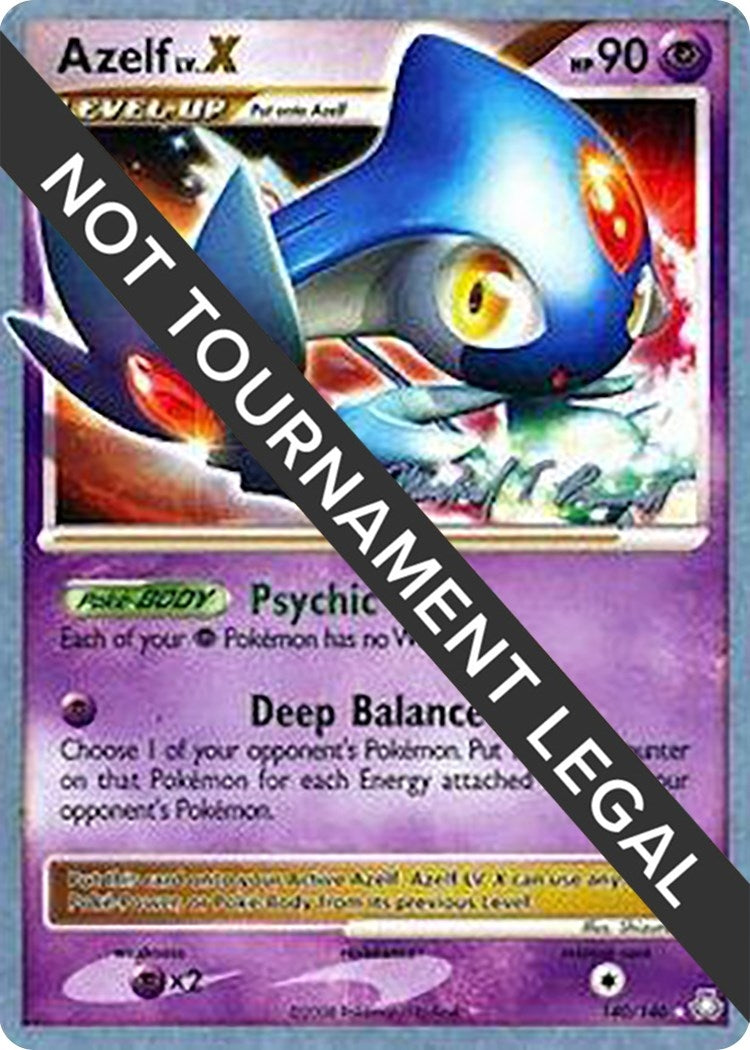 Azelf LV.X - 2010 (Michael Pramawat) (140/146) (World Championship Decks)