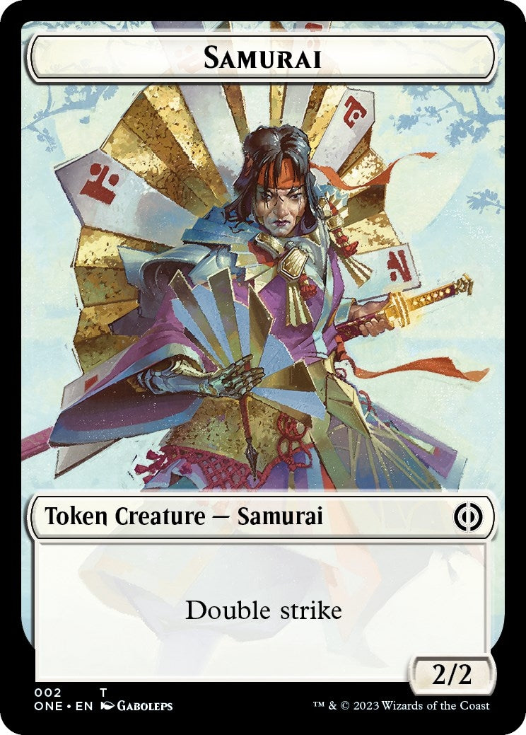 Image for Samurai Token (2) (Phyrexia: All Will Be One) - Magic: The Gathering