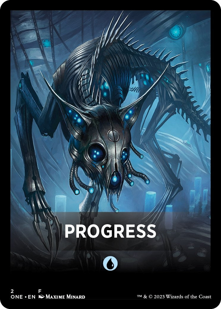 Image for Progress Theme Card (2) (Phyrexia: All Will Be One) - Magic: The Gathering