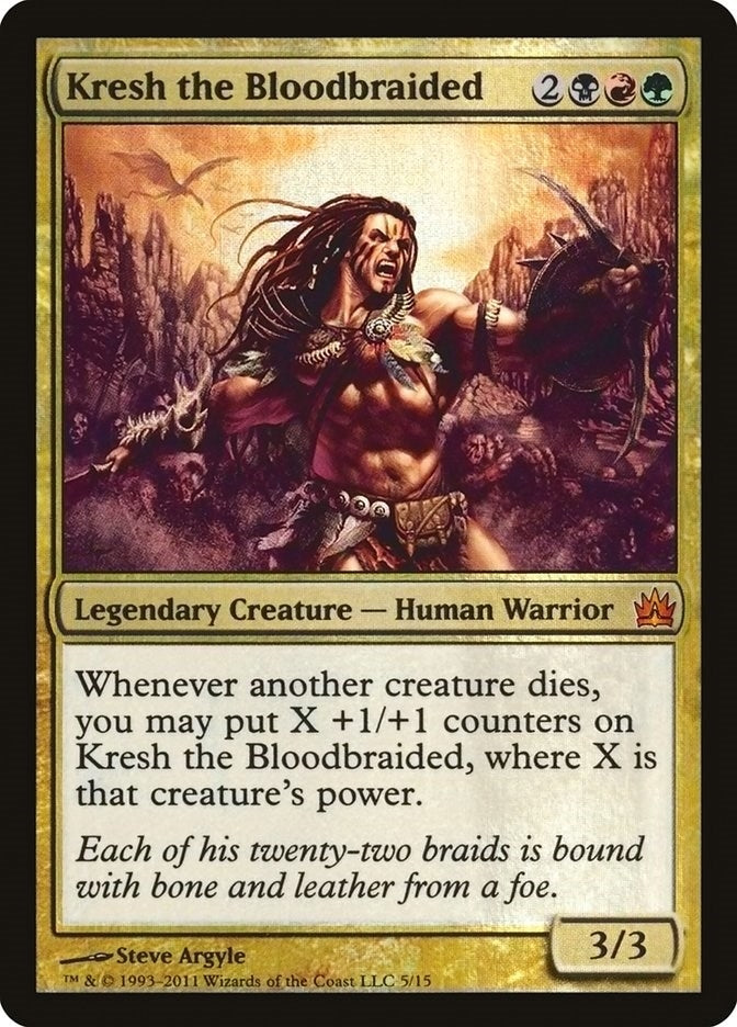 Kresh the Bloodbraided (5) (From the Vault: Legends)