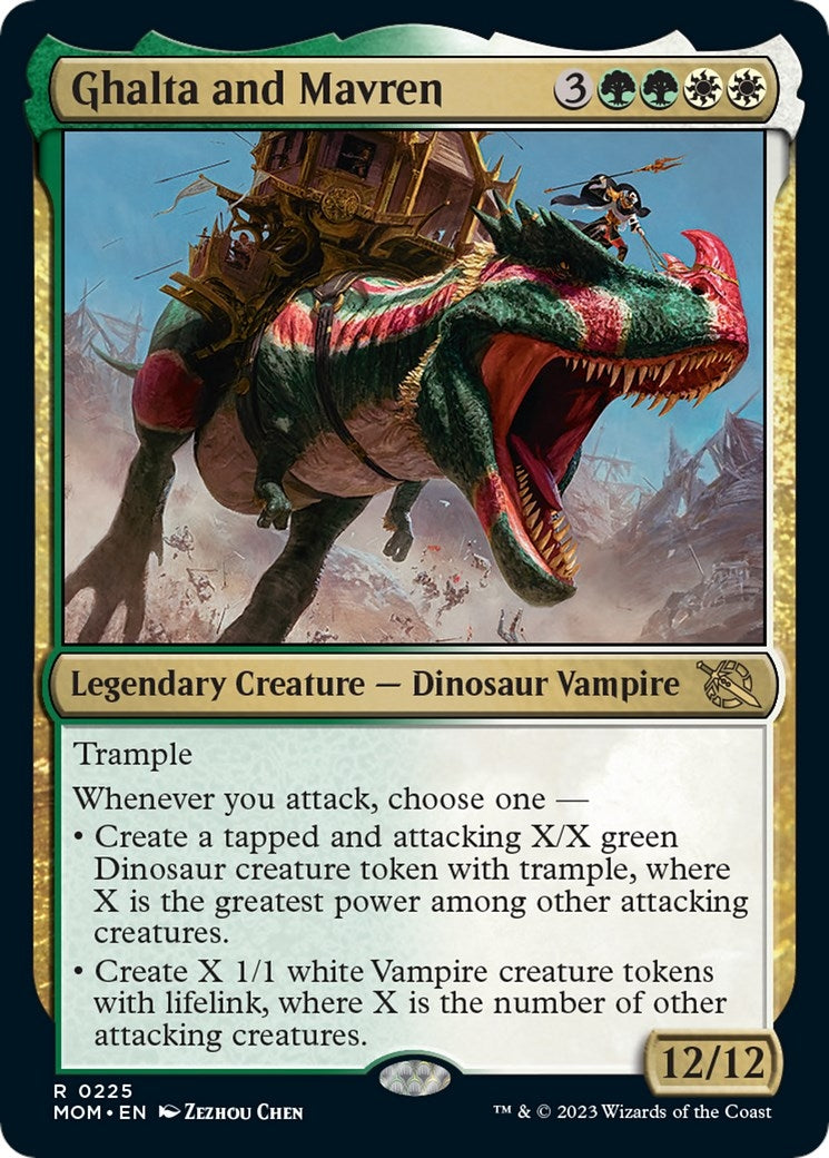 Image for Ghalta and Mavren (225) (March of the Machine) - Magic: The Gathering