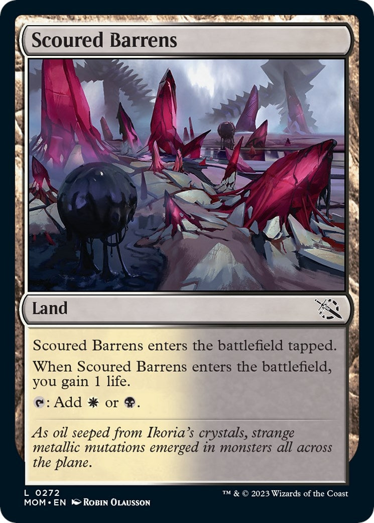 Image for Scoured Barrens (272) (March of the Machine) - Magic: The Gathering