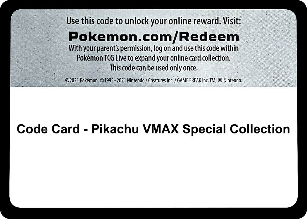 Code Card - Pikachu VMAX Special Collection (Crown Zenith)