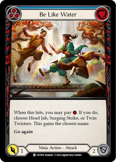 Image for Be Like Water (Blue) (OUT070) (Outsiders) - Flesh and Blood TCG