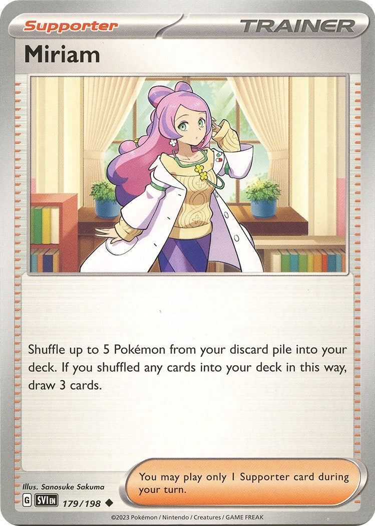 Miriam (179/198) (SV01: Scarlet & Violet Base Set)
