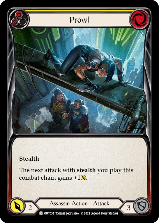Image for Prowl (Yellow) (OUT034) (Outsiders) - Flesh and Blood TCG
