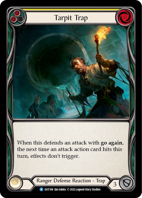 Image for Tarpit Trap (Yellow) (OUT108) (Outsiders) - Flesh and Blood TCG