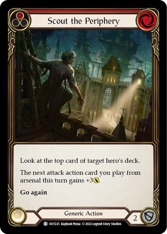 Image for Scout the Periphery (Red) (OUT225) (Outsiders) - Flesh and Blood TCG