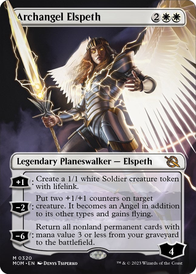Archangel Elspeth (Borderless) (320) (March of the Machine)