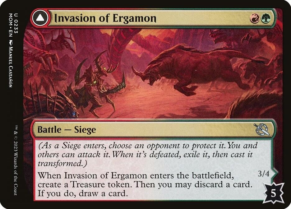Invasion of Ergamon (233) (March of the Machine)
