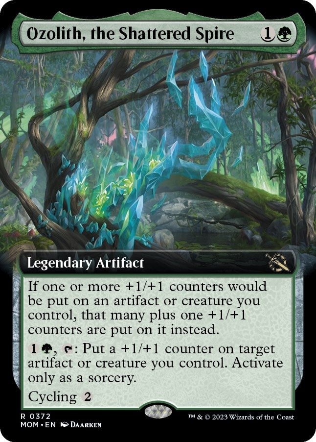 Ozolith, the Shattered Spire (Extended Art) (372) (March of the Machine)